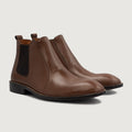 Clarkson Chelsea Marron Bottines en cuir pour Homme