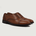 Grisson Brogues Oxford Camel Chaussures en cuir pour Homme