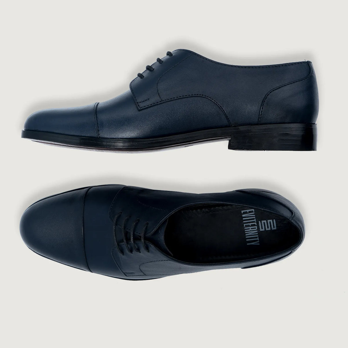 Attorney Derby Midnight Bleu Chaussures en cuir pour Homme For Men - Contrefort de talon renforcé & surpiqûres doubles de précision