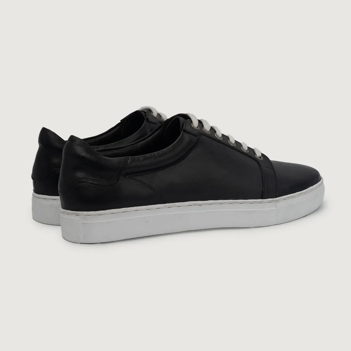 Carter Runn Noir Baskets en cuir pour Homme For Men - Contrefort de talon renforcé & surpiqûres doubles de précision