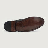 Cushioned Leather Insole & Ergonomic Arch Support Construction Detail