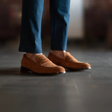 Styled On-Foot Perspective Demonstrating Ankle Fit & Silhouette on Model