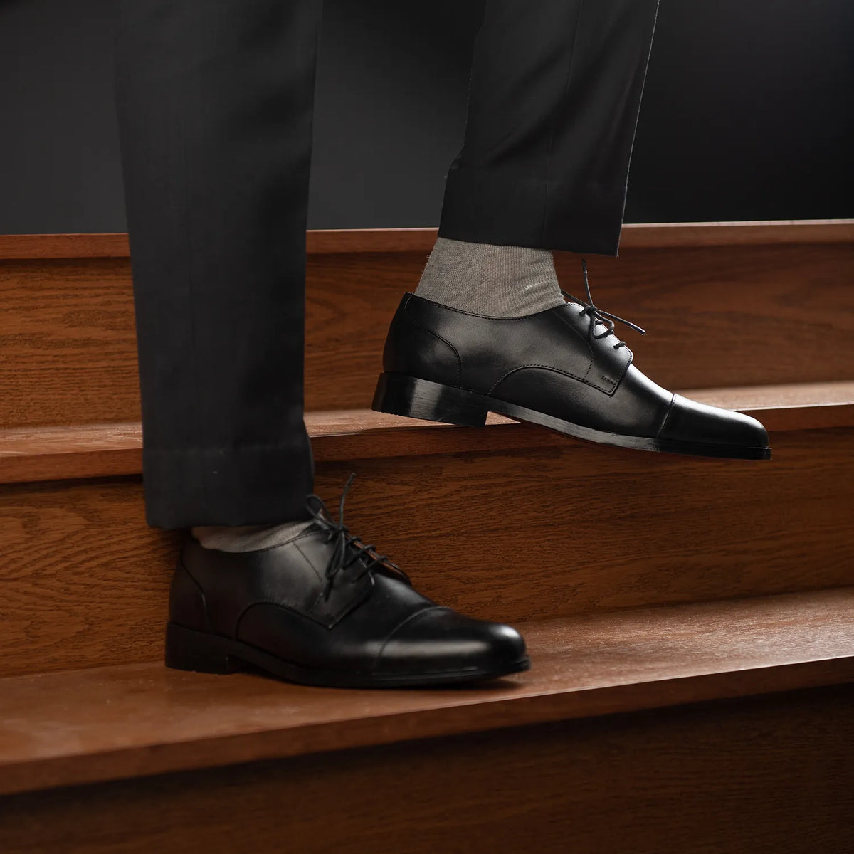 Orlaven Attorney Chaussures Derby en cuir noir pour Homme footwear image 9