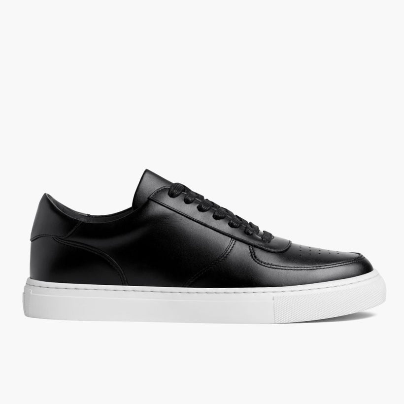 Court Noir Leather Sneakers pour Homme