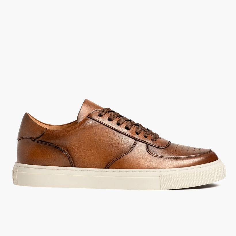 Court Toffee x Off-Blanc Leather Sneakers pour Homme