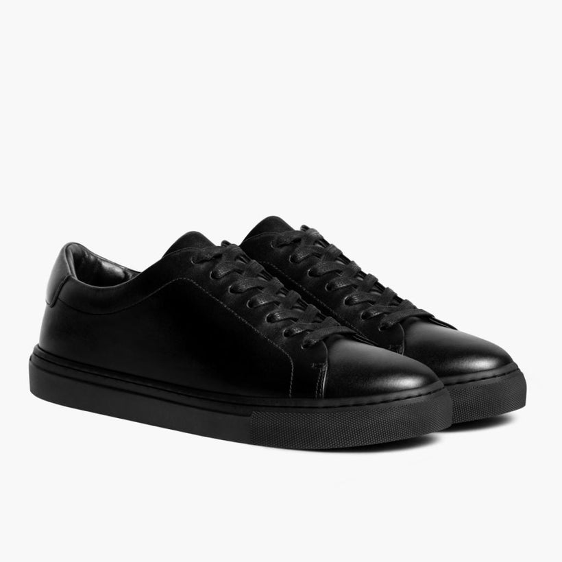 Encore Jet Noir Leather Sneakers pour Homme