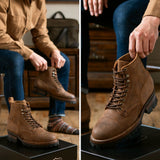 Top-Down Perspective Showing Lacing System & Tongue Craftsmanship