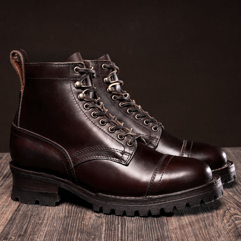 Challenger Marron CXL Leather Boots pour Homme