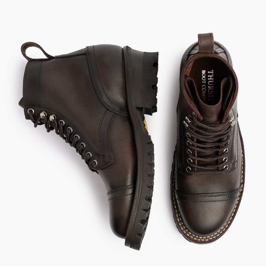Challenger Canyon Bottines en cuir pour Homme - Contrefort de talon renforcé & surpiqûres doubles de précision