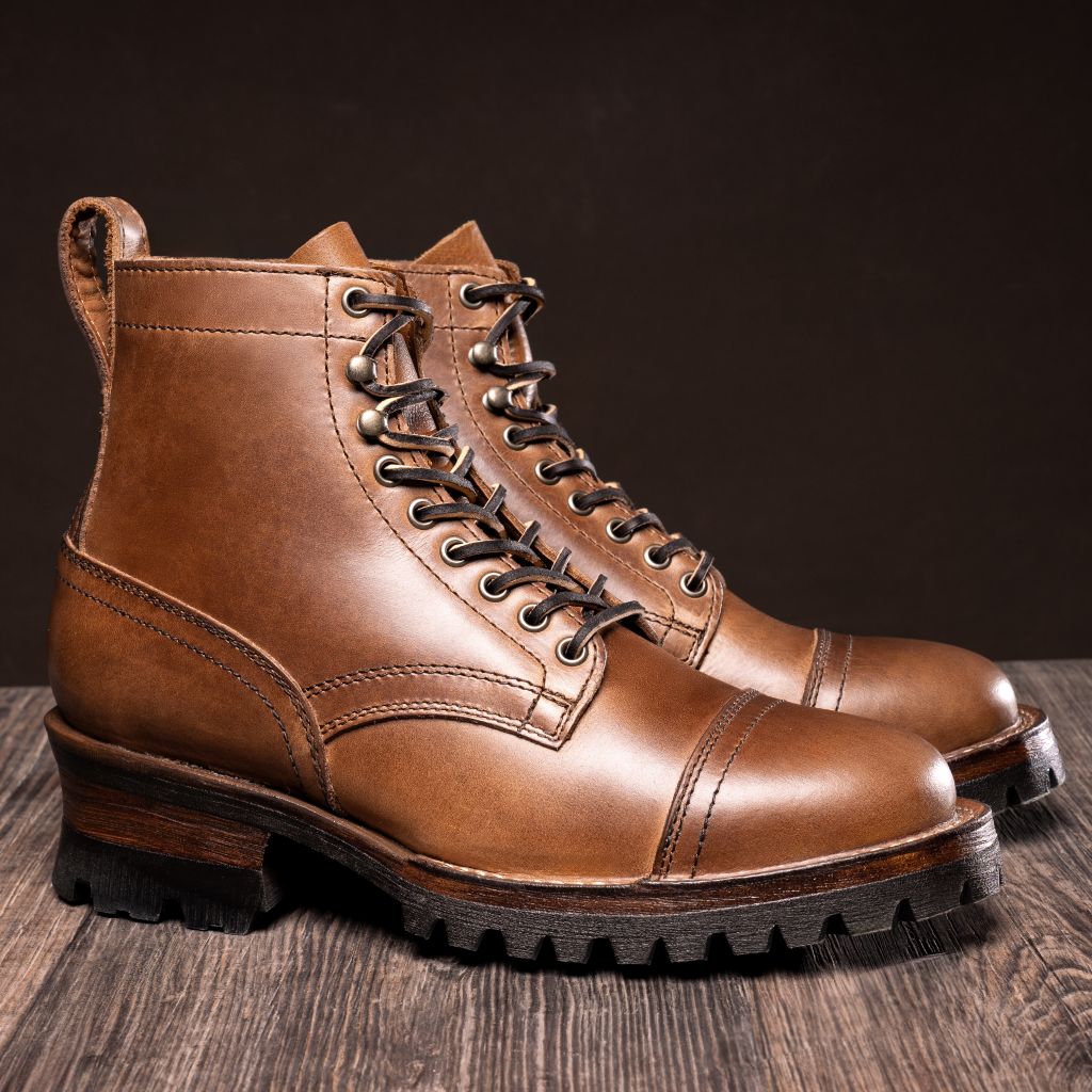 Challenger Sésame Double Shot Bottines en cuir pour Homme in Classic Full-Grain Leather - Vue de profil | Acheter en ligne