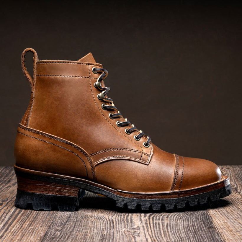 Challenger Sesame Double Shot Leather Boots pour Homme