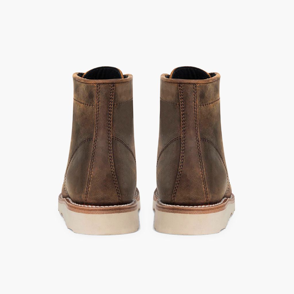 Diplomat Cuivre Brûlé Bottines en cuir pour Homme - Contrefort de talon renforcé & surpiqûres doubles de précision