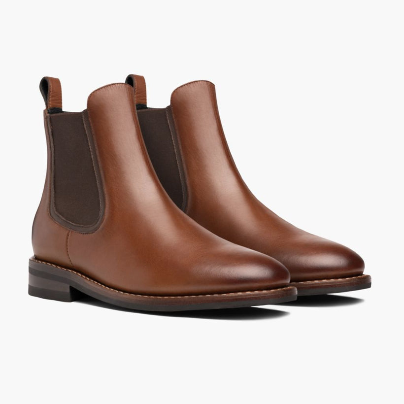 Duke Brandy Leather Boots pour Homme