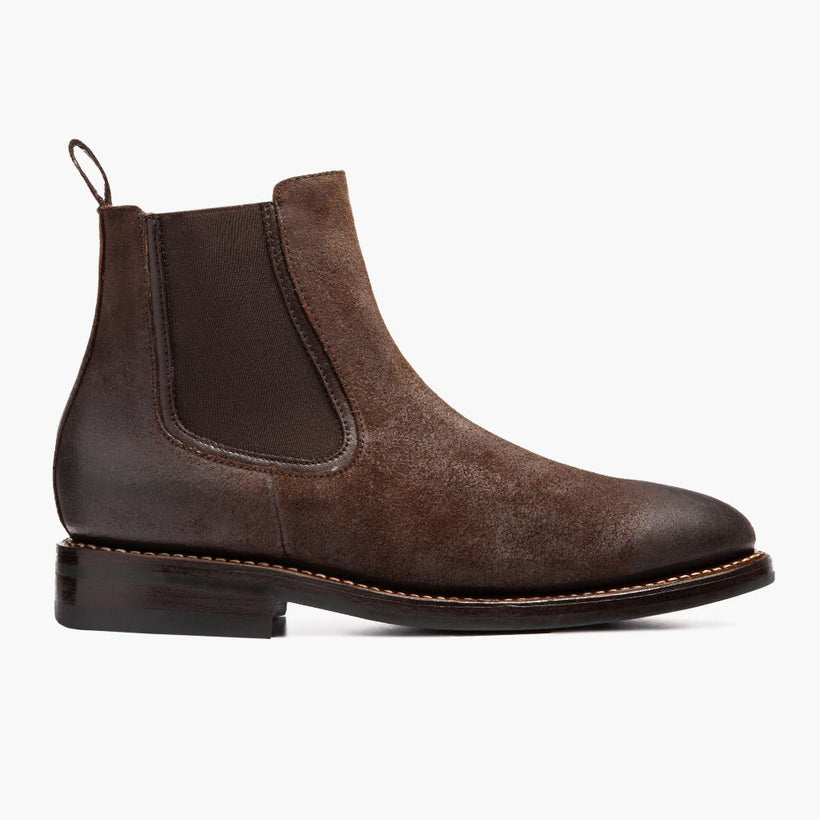 Duke Chocolate Suede Leather Boots pour Homme