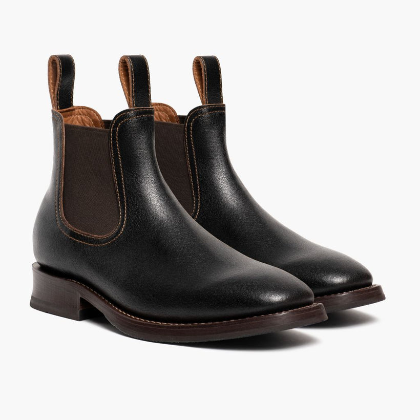 Journeyman Cacao Leather Boots pour Homme