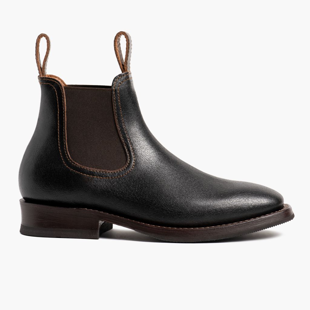 Classic Full-Grain leather Boots - Montage cousu Goodyear & détail de l'embout avant