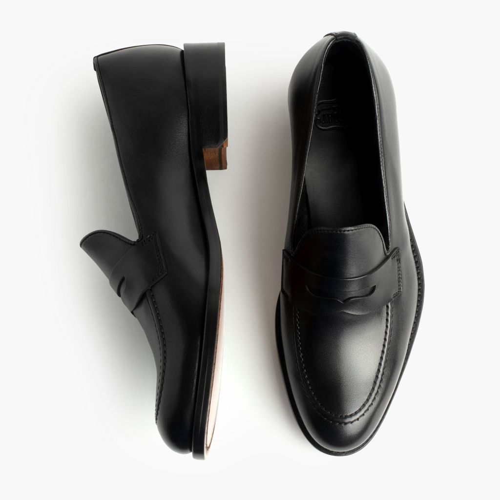 Lincoln Noir Baskets en cuir pour Homme - Contrefort de talon renforcé & surpiqûres doubles de précision