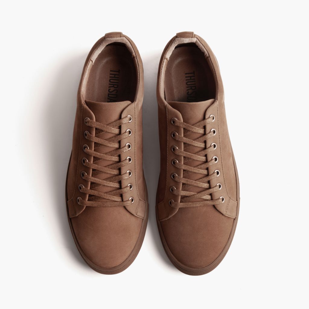 Premier Low Top Pebble Baskets en cuir pour Homme For Men - Contrefort de talon renforcé & surpiqûres doubles de précision