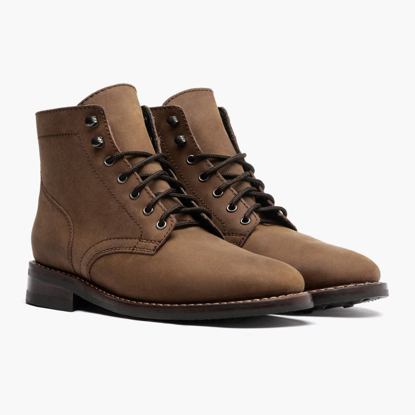 President Saddlewood Leather Boots pour Homme