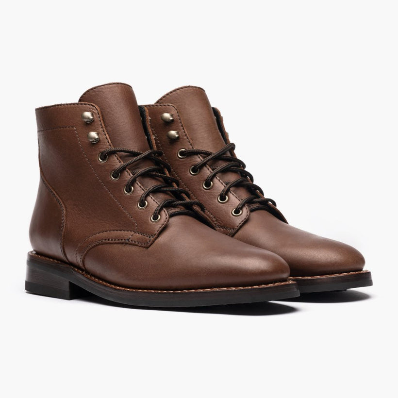 President Whiskey Leather Boots pour Homme
