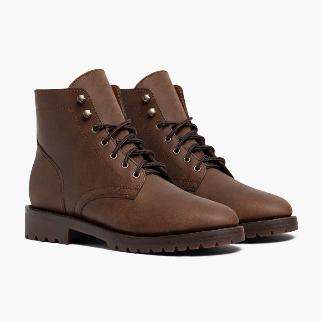 President StormKing® Desert Marron Bottines en cuir pour Homme For Men in Brown Full-Grain Leather - Vue de profil | Acheter en ligne