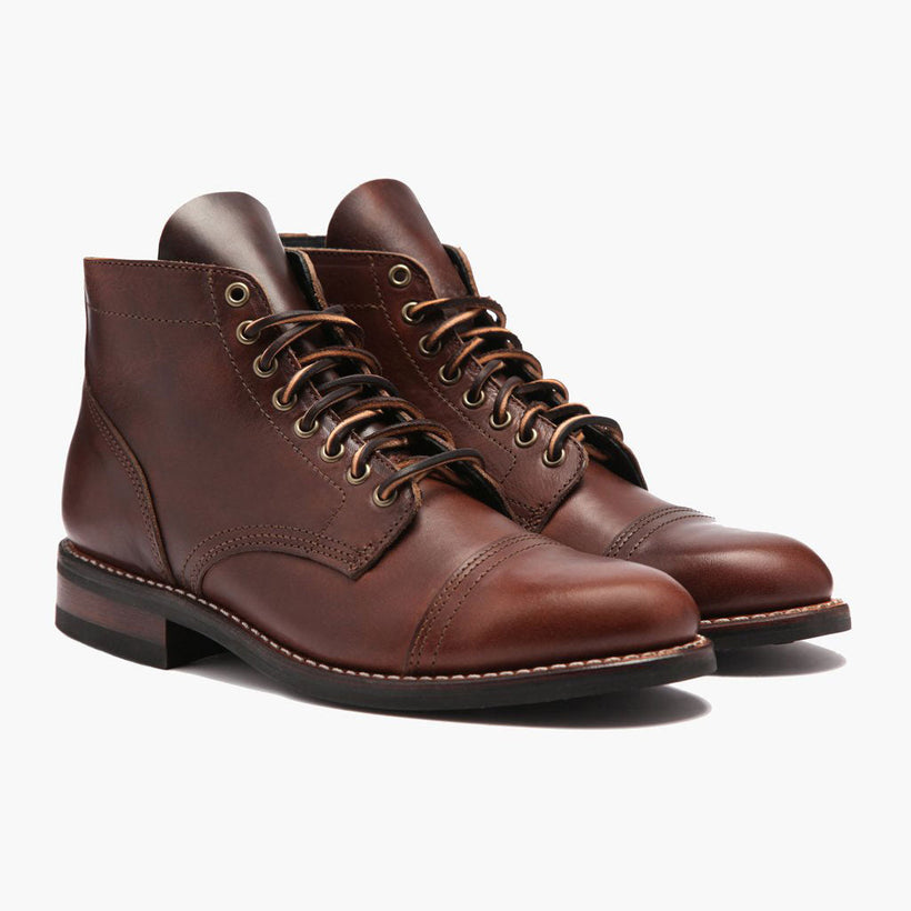 Vanguard French Roast Leather Boots pour Homme
