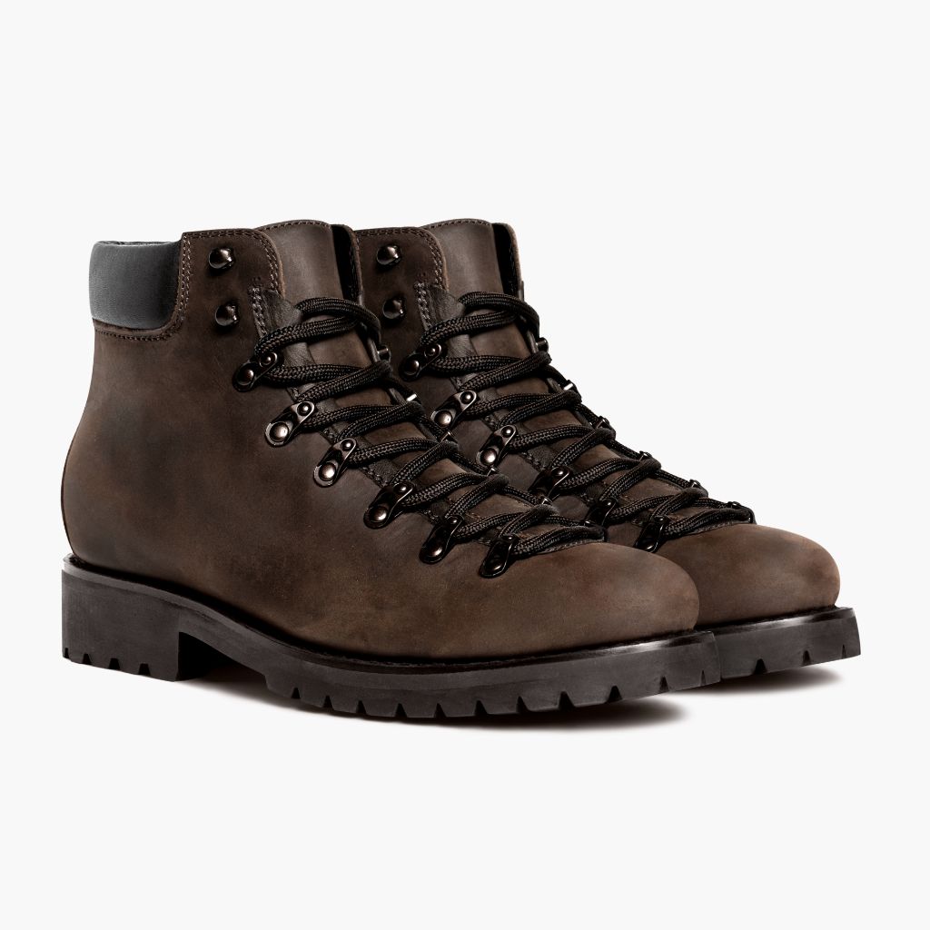 Commander Tabac Bottines en cuir pour Homme in Classic Full-Grain Leather - Vue de profil | Acheter en ligne
