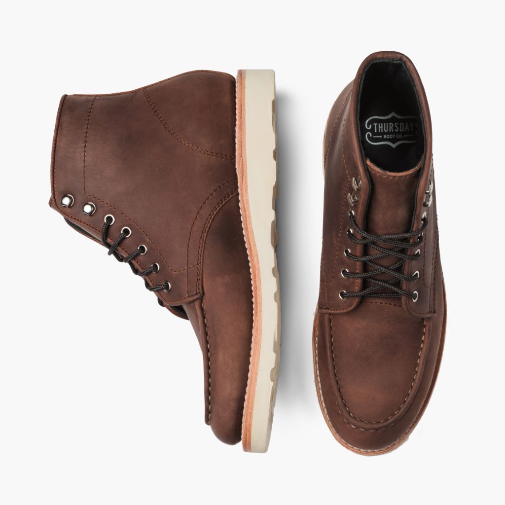 High-Traction Rubber Outsole & Lug Tread Pattern on Diplomat Adobe d'Arizona Bottines en cuir pour Homme