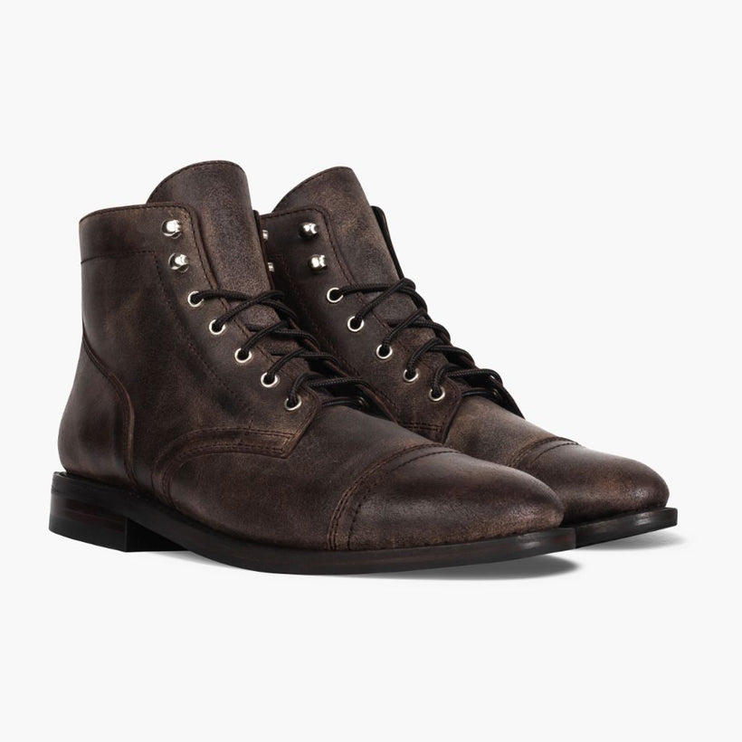 Captain Canyon Leather Boots pour Homme