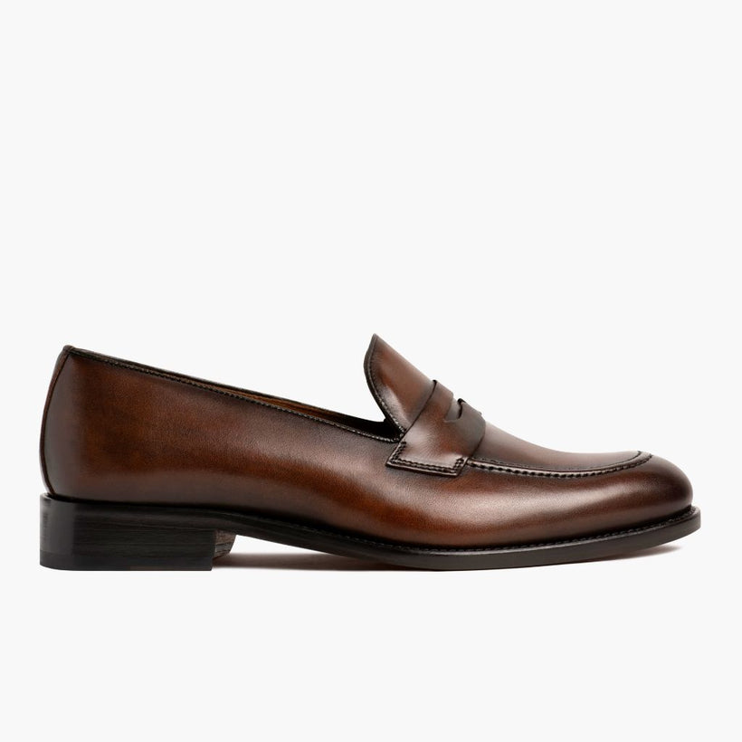 Lincoln Rich Mahogany Leather Sneakers pour Homme