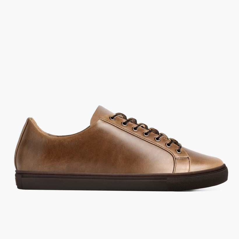Premier Low Top Natural Leather Sneakers pour Homme