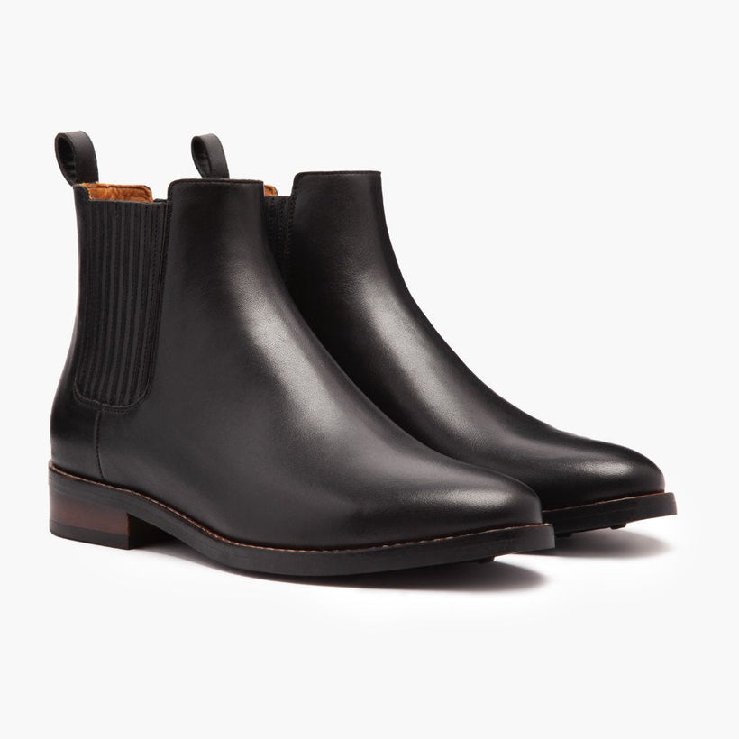 Dreamer Noir Leather Boots pour Femme
