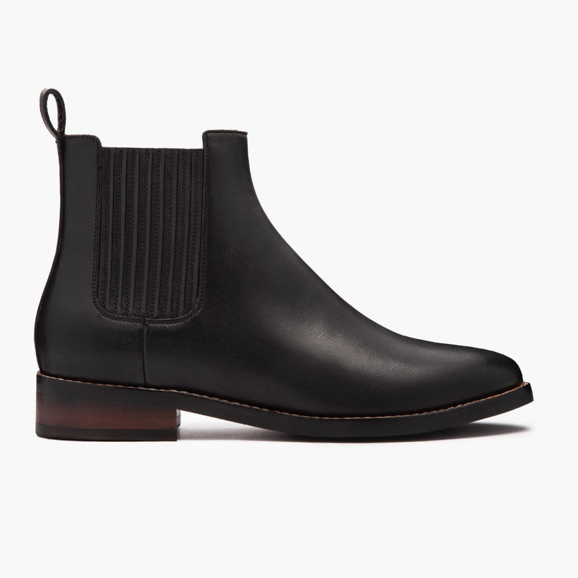 Dreamer Noir Leather Boots pour Femme
