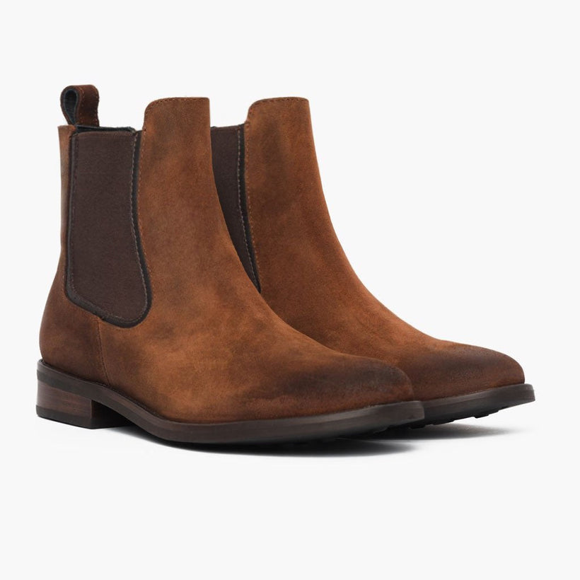 Duchess Glazed Ginger Leather Boots pour Femme