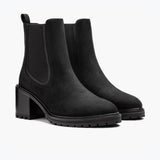Black Full-Grain leather Boots - Goodyear Welt Construction & Front Toe Box Detail