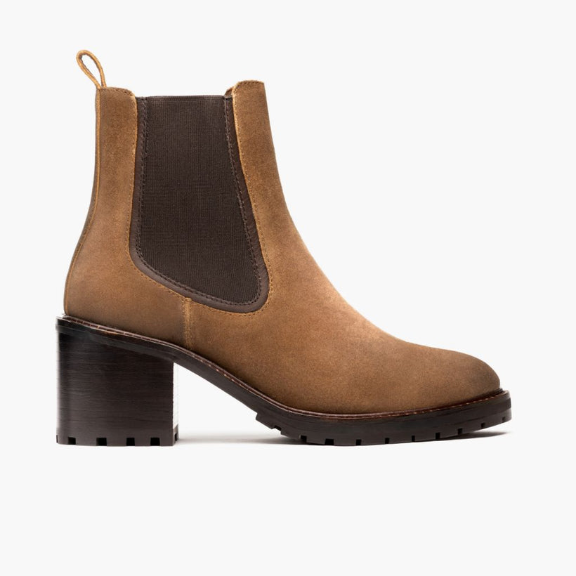 Knockout Safari Leather Boots pour Femme