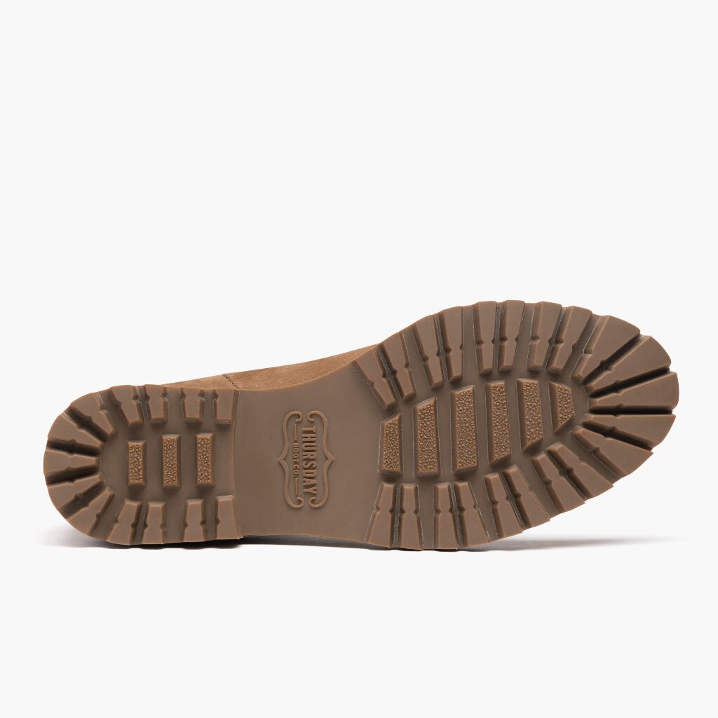 High-Traction Rubber Outsole & Lug Tread Pattern on Legend Pebble Leather Boots