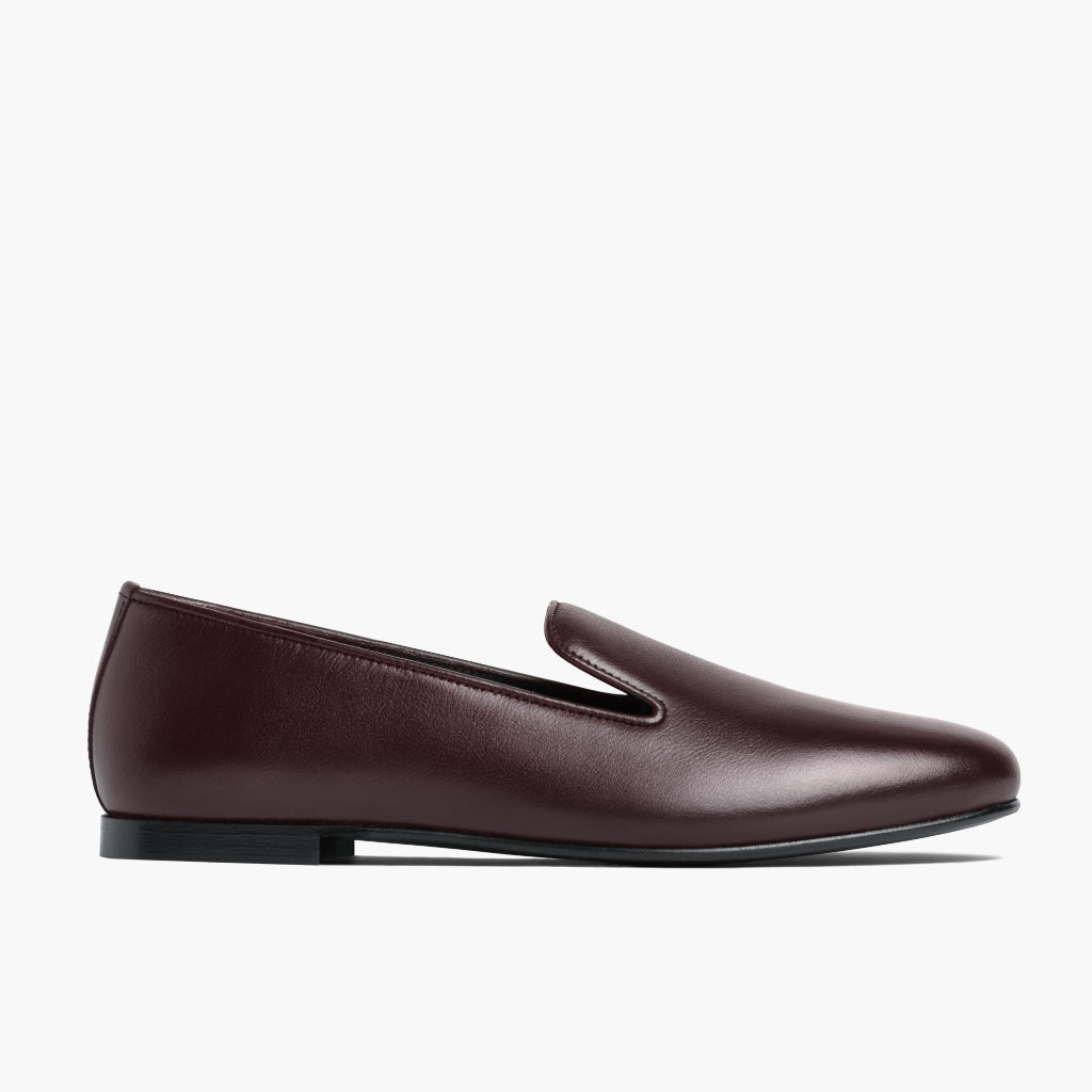 Burgundy Full-Grain leather Boots - Montage cousu Goodyear & détail de l'embout avant