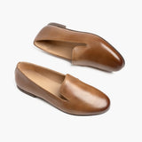 High-Traction Rubber Outsole & Lug Tread Pattern on Eden Ginger Leather Boots