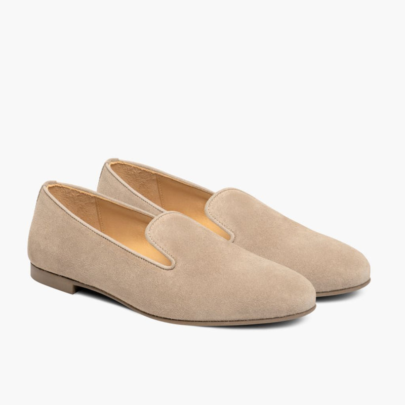 Eden Latte Leather Boots pour Femme