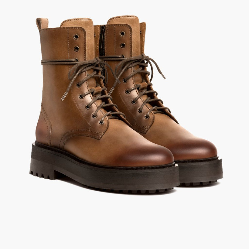 Quest Natural Leather Boots pour Femme