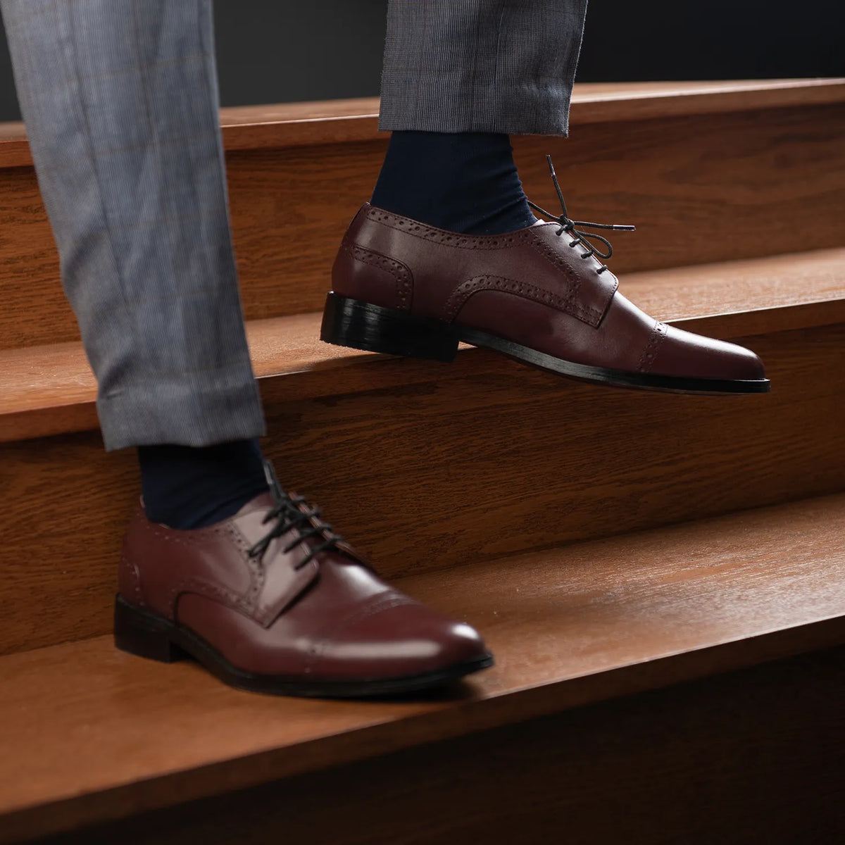 Orlaven Dirk Brogues Derby Marron Chaussures en cuir pour Homme footwear image 10