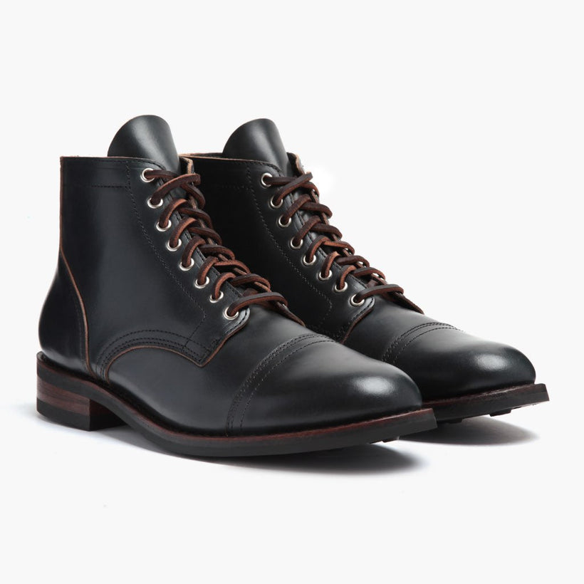 Vanguard Indigo Leather Boots pour Homme