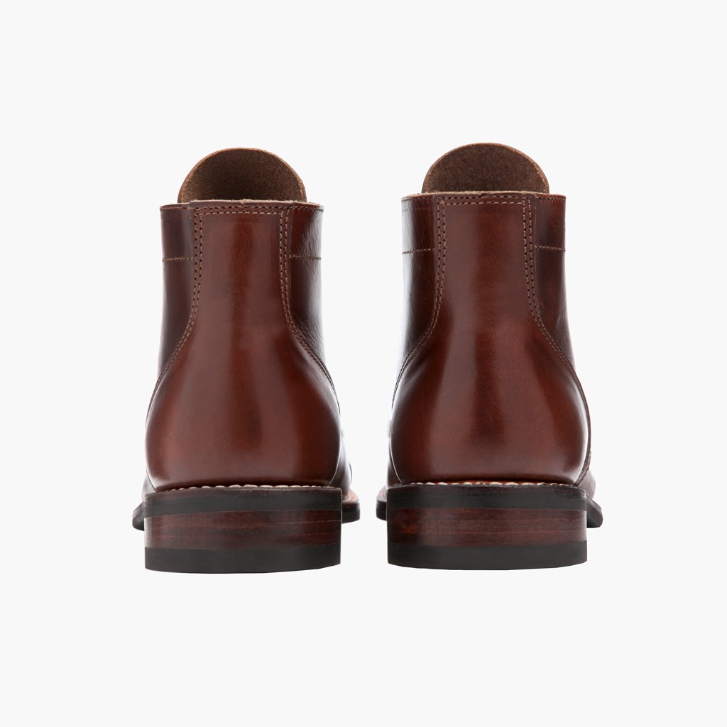 Vanguard French Roast Bottines en cuir pour Homme For Men - Contrefort de talon renforcé & surpiqûres doubles de précision