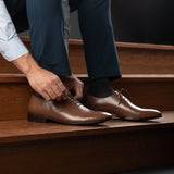 Orlaven Director Wholecut Tan Leather Shoes footwear image 10