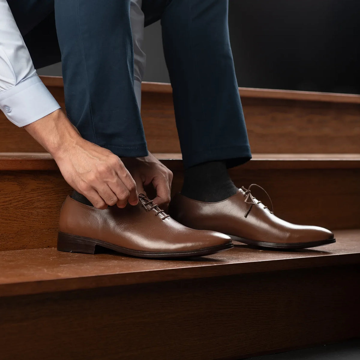 Orlaven Director Wholecut Camel Chaussures en cuir pour Homme footwear image 10