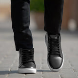 Cushioned Leather Insole & Ergonomic Arch Support Construction Detail