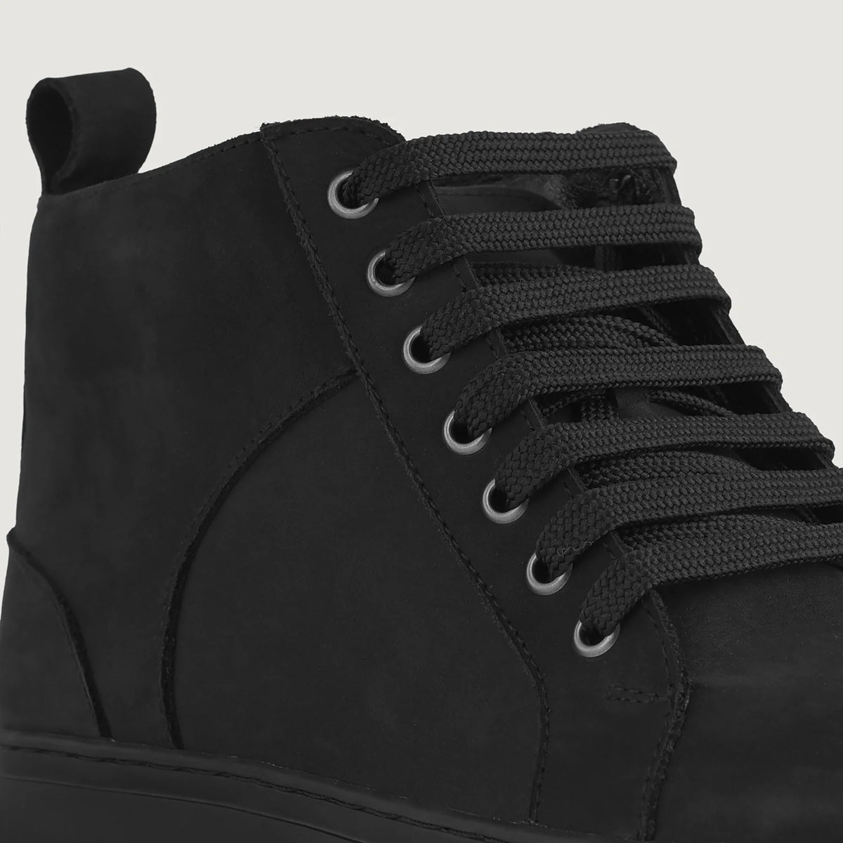 Orlaven Marty High Top Noir Nubuck Baskets pour Homme footwear image 9