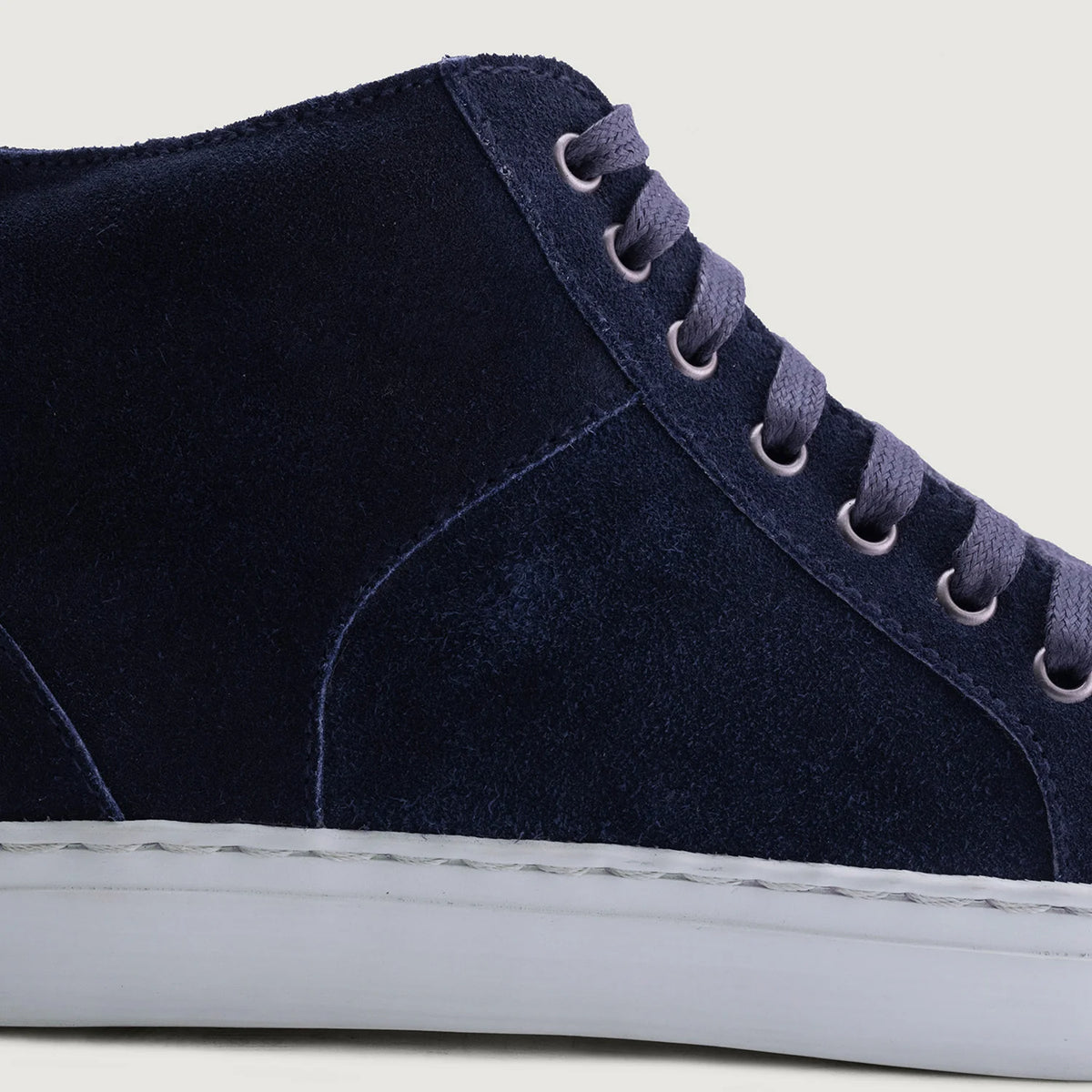 Authentic Goatskin Suede Grain Depth & Pull-Up Patina Texture Detail