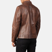 Alex Veste Motard en Cuir pour Homme – Vue produit alternative 5